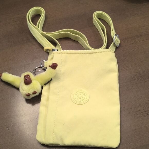 Kipling Chester Small Crossbody Shoulder Bag in Lime Green - Picture 1 of 16